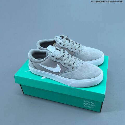 Nike SB Chron Solarsoft CD6278-006 Grey White Red EU 36-44 Skate Shoe - Unisex (BS-61583)