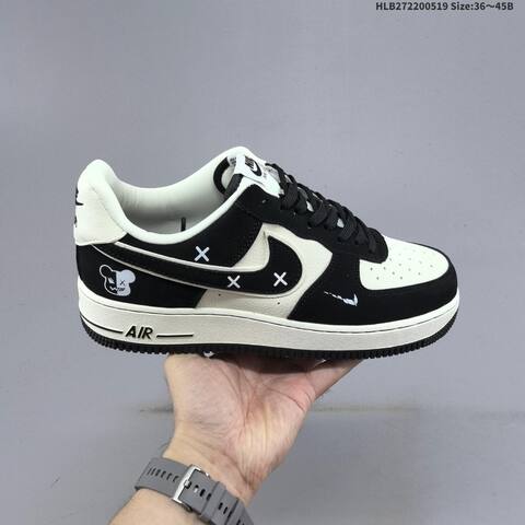 Nike Air Force 1 07 LV8 DF0188 151 Black Off White EU 36 45 Sneaker EU 36-45 - Unisex (BS-60265)