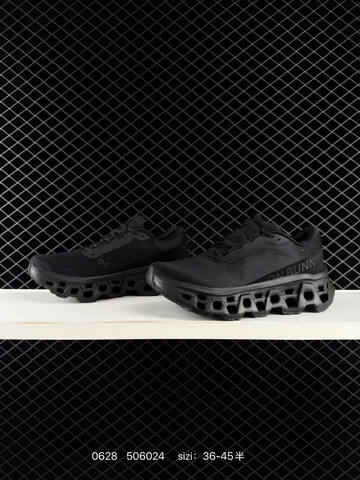 On Cloudmonster All Black EU 36-45 Running Shoe Running Sneakers - Unisex (BS-85107)