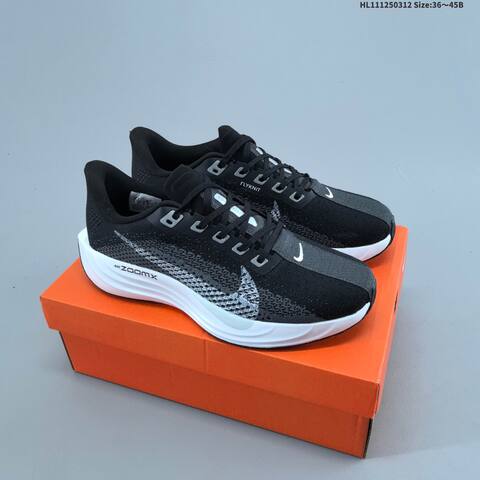 Nike Air Zoom Pegasus Plus Flyknit Black White Grey Pink Light Green EU 36-45 Running Shoe - Unisex (BS-61359)