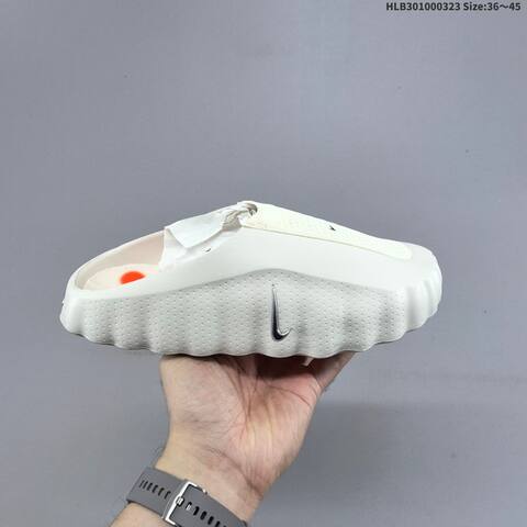 Nike Mind 001 Recovery Slide Off White Black Silver Orange EU 36-45 Slides - Unisex (BS-61178)