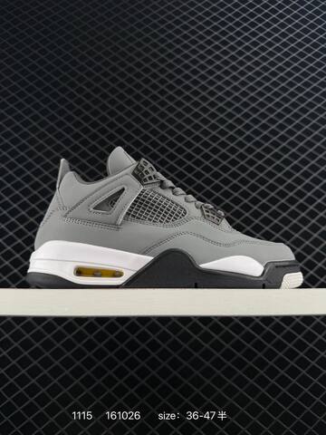 Jordan Air Jordan 4 Retro Cool Grey White Black EU 36-47 Basketball Shoe - Unisex (BS-80266)