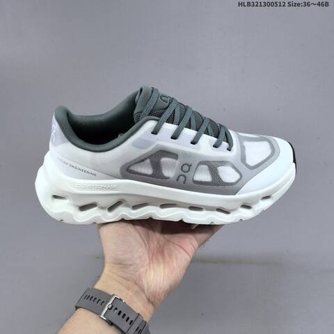 On Running Cloudtilt Remix White Grey Dark Green EU 36-46 Running Shoe Running Sneakers - Unisex (BS-69559)