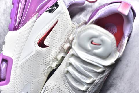 Nike Air Max 270 Premium IO9884-113 White Purple Red Grey Running Shoe (BS-59814)