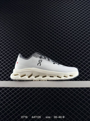 On Cloudtilt Light Gray Cream EU 36-46 Running Shoe Running Sneakers - Unisex (BS-85525)