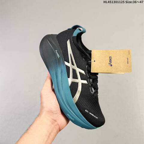 ASICS Gel-Nimbus 27 Black Teal Silver Or Grey EU 36-47 Running Shoe Running Sneakers - Unisex (BS-69233)