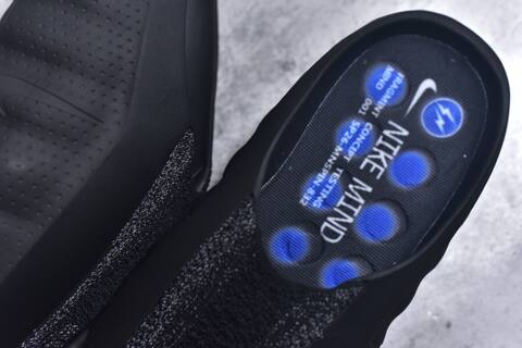 Nike Mind 001 Fragment Black Blue Slides (BS-59832)
