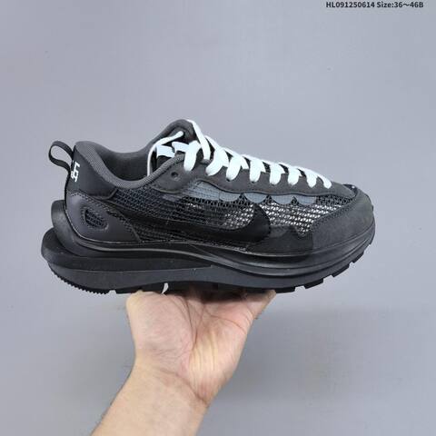 Nike Sacai x Nike VaporWaffle 3 0 Black Dark Grey White EU 36-46 Sneaker - Unisex (BS-61327)