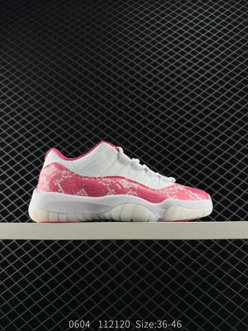 Jordan Air Jordan 11 Retro Low White Pink White Light Blue EU 36-46 Basketball Shoe - Unisex (BS-81262)