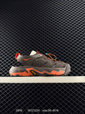 HOKA ONE ONE Tor Trafa Brown Orange Black EU 36-45 Trail Shoe Trail Running Sneakers - Unisex (BS-86440)