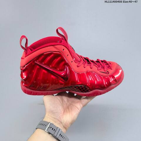 Nike Air Foamposite One Red Black EU 40-47 Basketball Shoe - Men's (BS-60900)