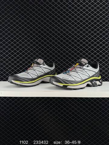 Salomon XT-6 S-Lab Grey Black Neon Yellow EU 36-45 Trail Shoe Trail Running Sneakers - Unisex (BS-85940)