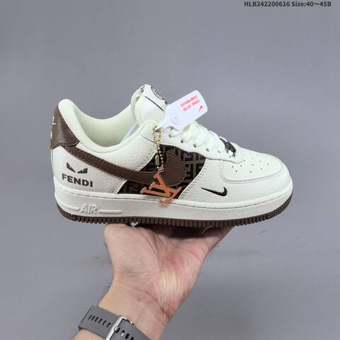 Nike Air Force 1 Low Off White Brown EU 40 45 Sneaker EU 40-45 - Men's (BS-59911)