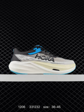 HOKA ONE ONE Other HOKA ONE PEBA Hoka One AAA Quality Replica High-end Men s And Women s Fashion Sports Running And Basketball Shoes Up To 95 Off Retail During The Current Promotion Black White Cream Blue EU 36-45 Running Shoe Running Sneakers (BS-86361)