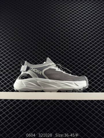 HOKA ONE ONE Hopara 2 Grey White EU 36-45 Trail Shoe Trail Running Sneakers - Unisex (BS-86628)
