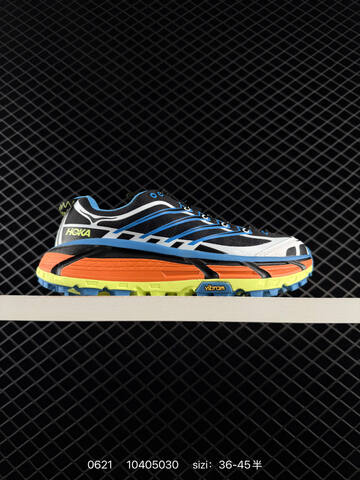 HOKA ONE ONE MAFATE THREE 2 Black White Blue Orange Yellow EU 36-45 Trail Shoe Trail Running Sneakers - Unisex (BS-86188)