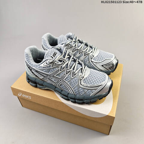 ASICS UB9-S GEL-KAYANO 20 Silver Grey Black 40-47 Running Shoe Running Sneakers - Men's (BS-69242)