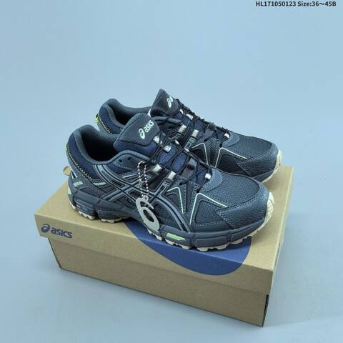 ASICS Gel-Kahana 8 Dark Grey Navy Lime Cream EU 36-45 Trail Shoe Trail Running Sneakers - Unisex (BS-69042)