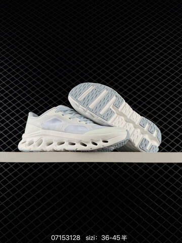 On Running Cloud 6 Coast Black White Grey EU 36-45 Running Shoe Running Sneakers - Unisex (BS-85039)
