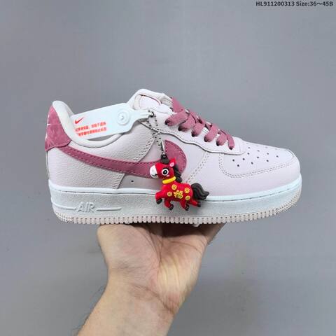Nike Air Force 1 07 Light Pink Dark Rose White EU 36-45 Sneaker - Unisex (BS-61336)