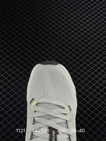 On Cloudflyer Light Grey Cream White Black EU 36-40 Running Shoe Running Sneakers - Unisex (BS-85461)