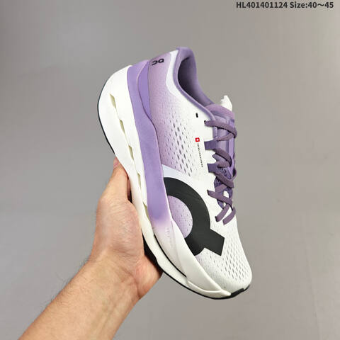 On Running Cloudboom Max 3 MF30314651 White Purple Mint Black EU 36-45 Running Shoe Running Sneakers - Unisex (BS-69775)
