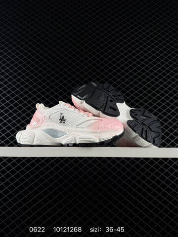 MLB Chunky Liner PU DIY ASHW015 White Pink Black Grey EU 36-45 Sneaker Casual Sneakers - Unisex