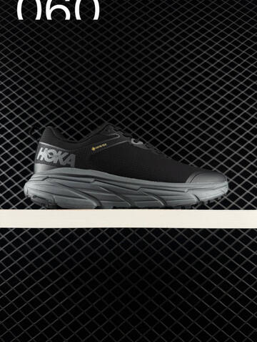 HOKA ONE ONE Challenger ATR 6 GTX Black Dark Grey Trail Shoe Trail Running Sneakers (BS-86211)