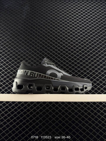 On Running Cloudmonster 2 Black Gray White EU 36-45 Running Shoe Running Sneakers - Unisex (BS-85528)