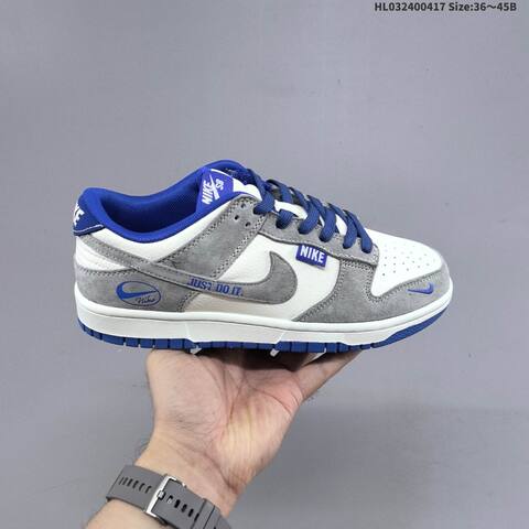 Nike Dunk SB Low Sail Grey Royal Blue White EU 36-45 Skate Shoe - Unisex (BS-60690)