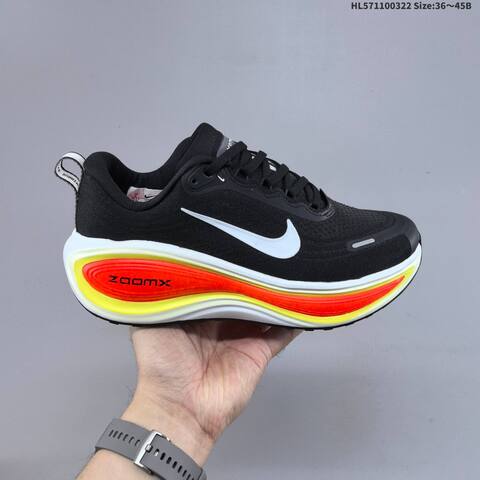 Nike Vomero Plus ReactX Air Zoom Black White Red Yellow EU 36-45 Running Shoe - Unisex (BS-61181)