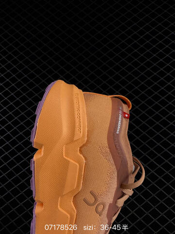 On Running Cloudsoma Orange Purple Gray EU 36-45 Running Shoe Running Sneakers - Unisex (BS-85030)