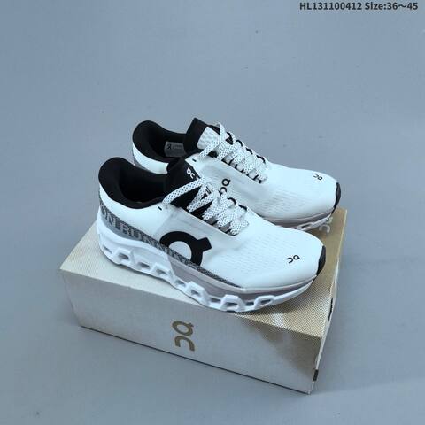 On Cloudmonster Hyper Black White EU 36-45 Running Shoe Running Sneakers - Unisex (BS-69614)