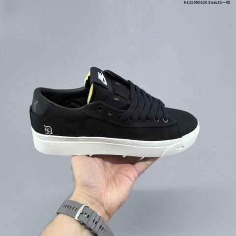 Nike Book Blazer Low Black Sail Yellow EU 36-45 Skate Shoe - Unisex (BS-60118)