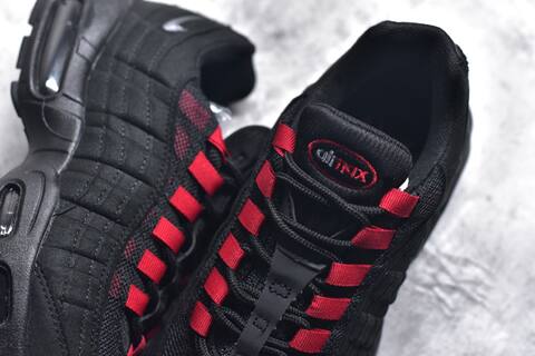 Nike Air Max 95 Black Red Silver Sneaker (BS-59622)