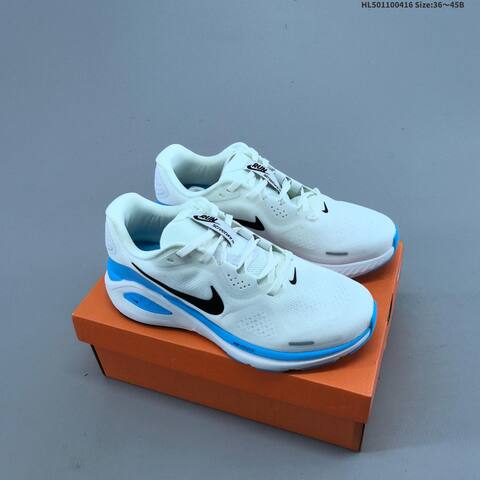 Nike Zoom Structure 26 White Black Blue EU 36-45 Running Shoe - Unisex (BS-60698)