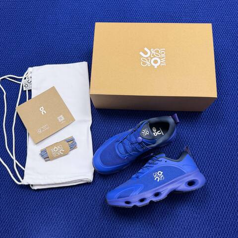 LOEWE x On Running Cloudsolo 3MF30660666 Royal Blue Purple Dark Blue US 8 EU 41 UK 7 5 JP 26 Running Shoe Running Sneakers - Men's (BS-86750)
