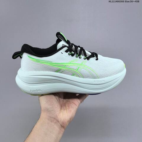 ASICS Gel Nimbus 28 Mint Green Black Lime EU 36 45 Running Shoe EU 36-45 Running Sneakers - Unisex (BS-69010)