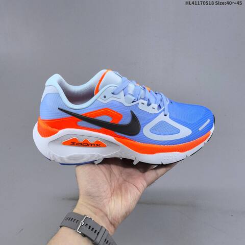 Nike Structure Plus ReactX Air Zoom Blue Orange White Black EU 40-45 Running Shoe - Men's (BS-60286)