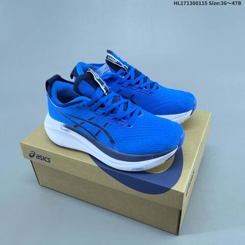 Asics Gel-Nimbus 27 Royal Blue Navy White EU 36-47 Running Shoe Running Sneakers - Unisex (BS-69063)
