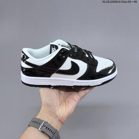 Nike SB Dunk Low Pro Black White EU 36-46 Skate Shoe - Unisex (BS-59915)