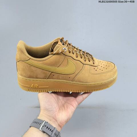Nike Air Force 1 07 LV8 CJ9179 Wheat Tan Gum Brown EU 36-45 Sneaker - Unisex (BS-60498)