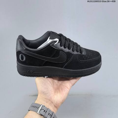 Nike Air Force 1 07 HF9109 001 All Black EU 36 45 Sneaker EU 36-45 - Unisex (BS-60256)