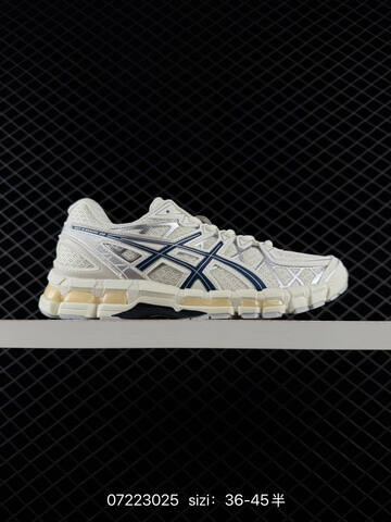 ASICS GEL KAYANO 20 Cream Navy Silver Beige EU 36-45 Running Shoe Running Sneakers - Unisex (BS-81717)