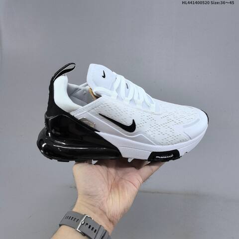 Nike Air Max 270 Flyknit White Black EU 36-45 Running Shoe - Unisex (BS-60232)