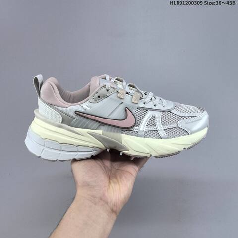 Nike V2K Run Grey Pink Cream White EU 36-43 Running Shoe - Unisex (BS-61418)