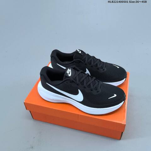 Nike Revolution 8 Black White White Purple Light Blue EU 36-45 Running Shoe - Unisex (BS-60540)