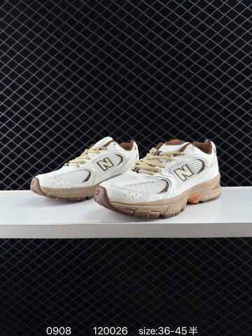 New Balance 530 White Beige Brown Orange EU 36-45 Sneaker - Unisex (BS-82860)