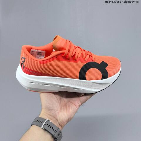 On Cloudboom Volt 3 MF30980462 Orange Black White EU 36-45 Running Shoe Running Sneakers - Unisex (BS-69511)