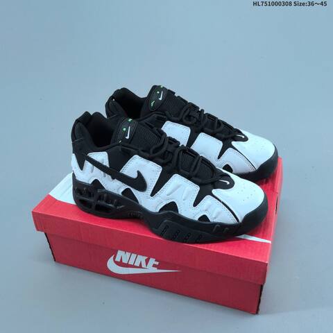 Nike Air More Uptempo Low White Black Red EU 36-45 Basketball Shoe - Unisex (BS-61420)